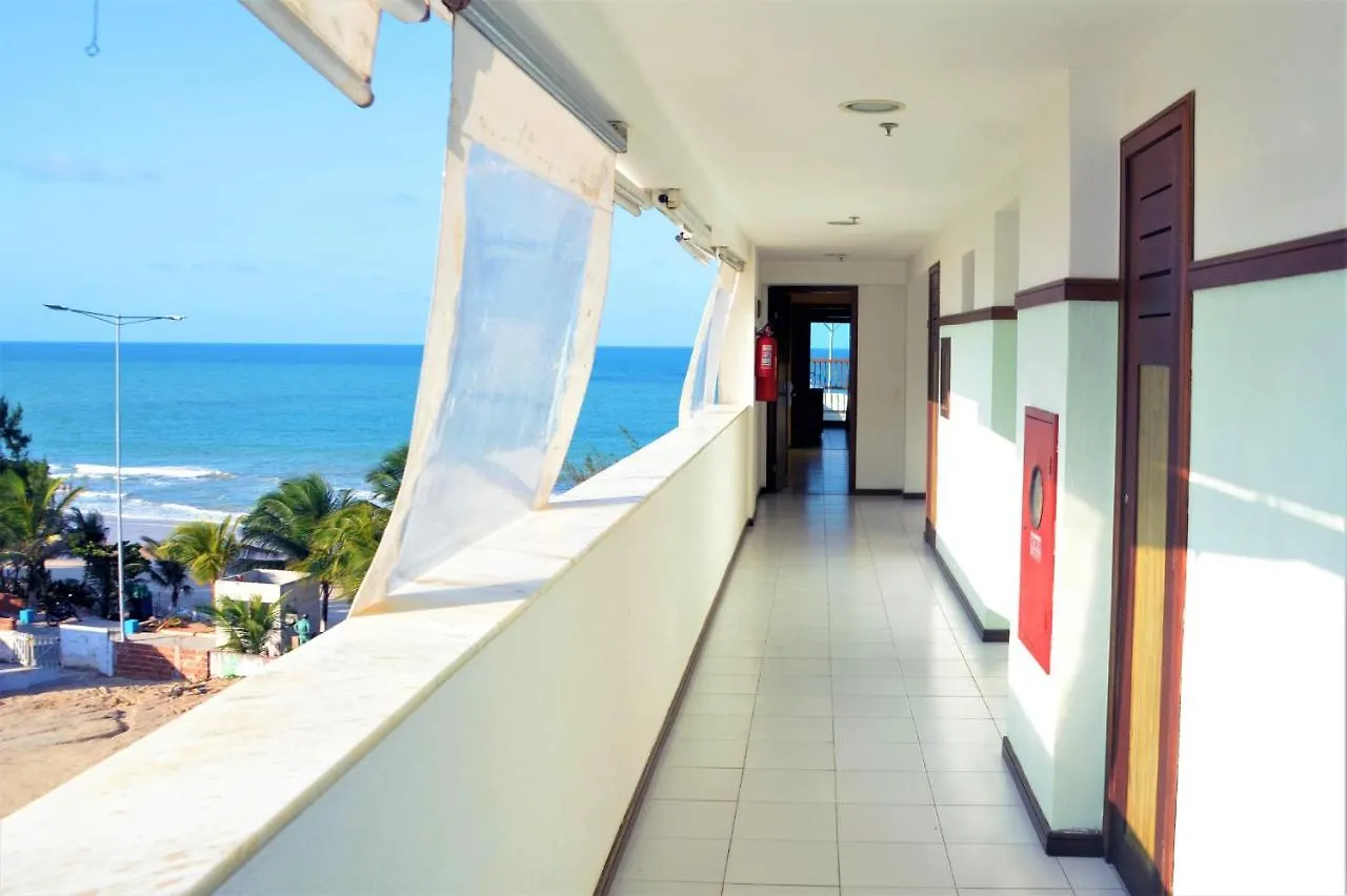 Flat Araca Beira Mar - Apto 508 Lateral Vista Mar Parcial Apartman Natal Brazília