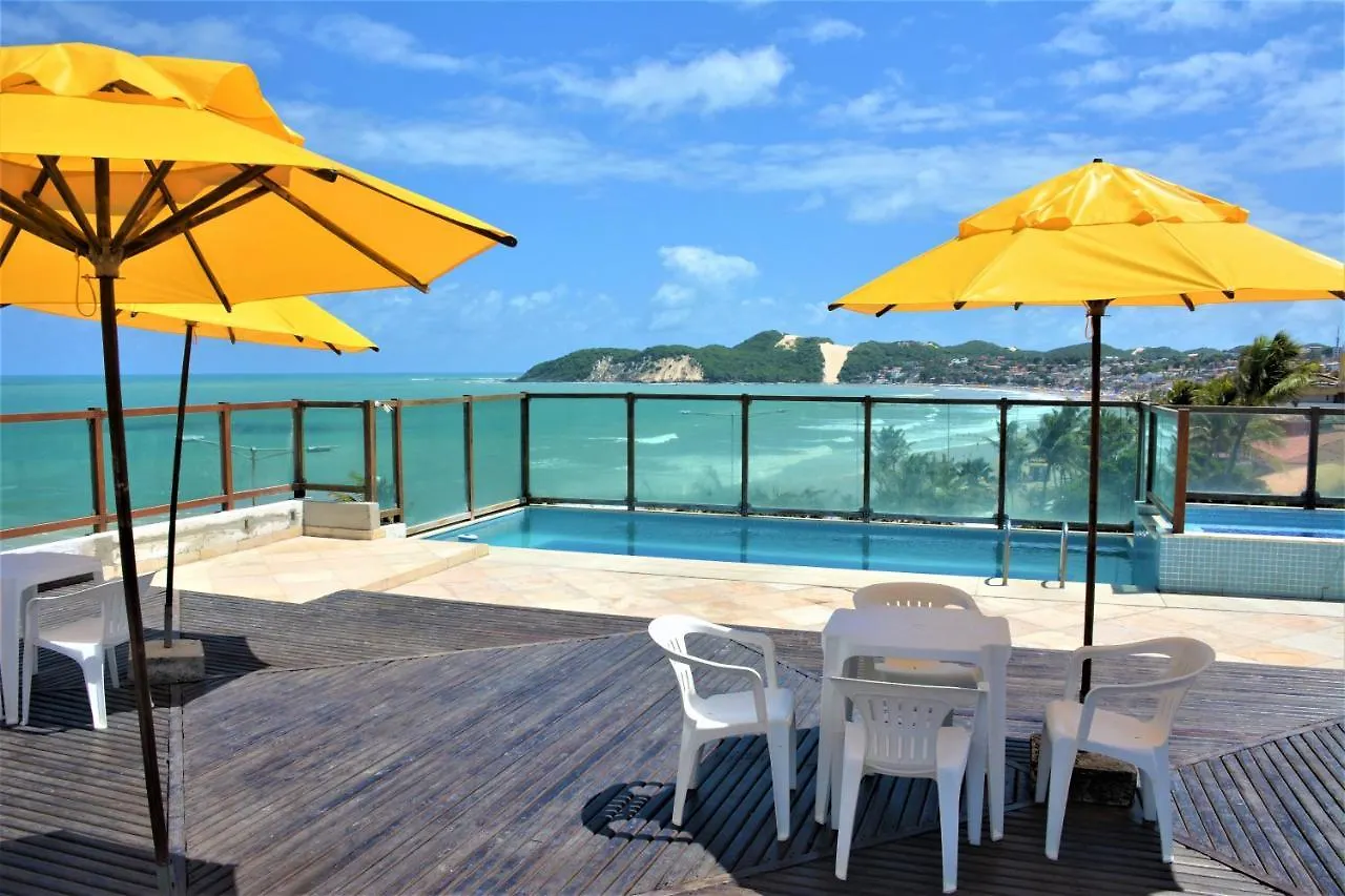Flat Araça beira mar - Apto 508 Lateral Vista Mar Parcial Apartamento Natal