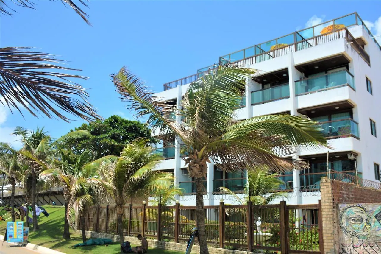 Flat Araça beira mar - Apto 508 Lateral Vista Mar Parcial Apartamento Natal