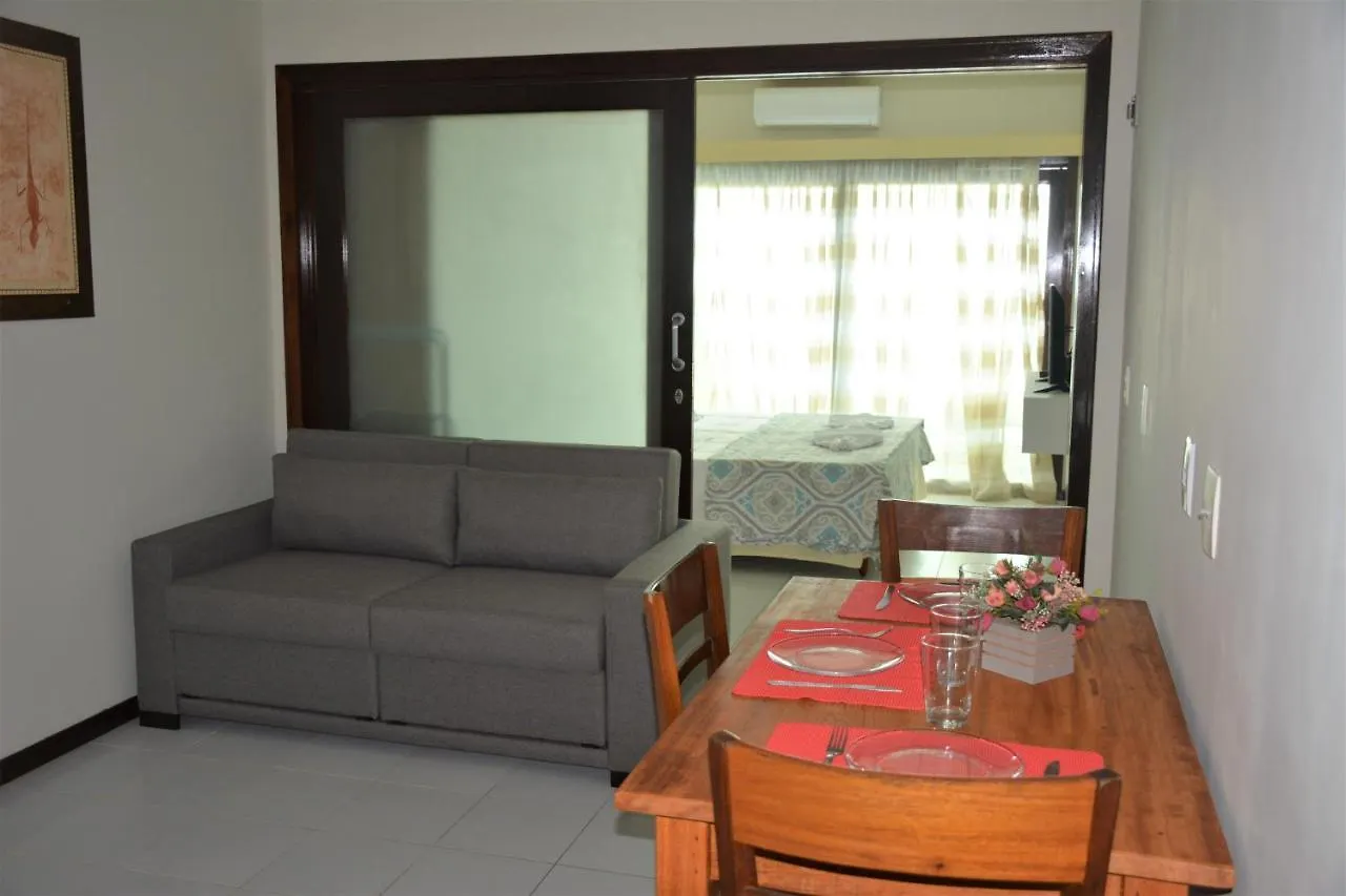 Flat Araça beira mar - Apto 508 Lateral Vista Mar Parcial Apartamento Natal