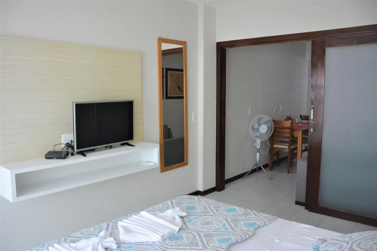 Flat Araça beira mar - Apto 508 Lateral Vista Mar Parcial Apartamento Natal